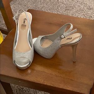 Silver heels